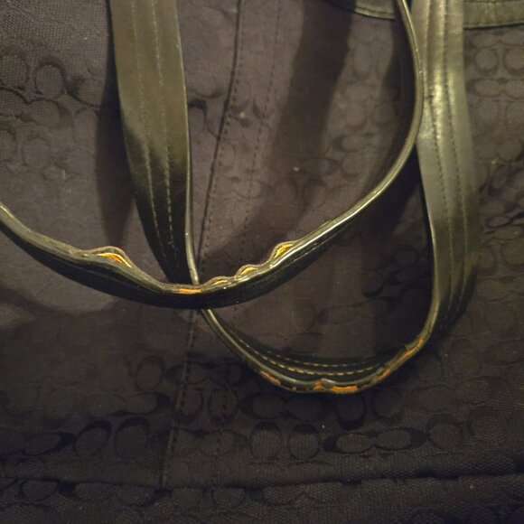 COACH DIAPER BAG Black Tote - Picture 4 of 5